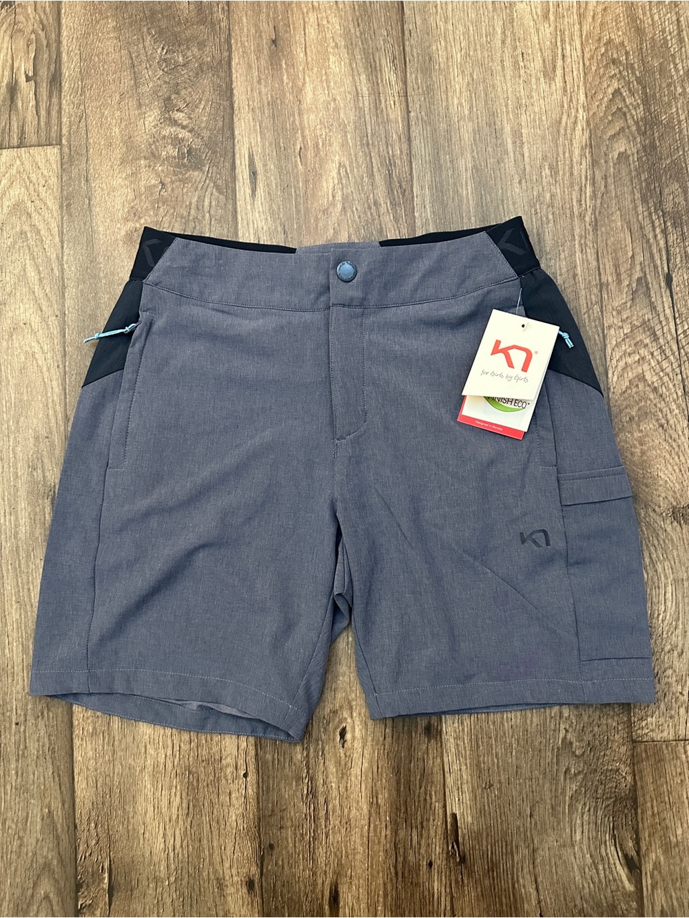 Kari Traa Sanne Trail Hiking Outdoor Shorts Women’s Size S Moon Blue